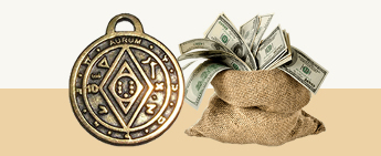 Kovanec amulet denar in dobre sreče