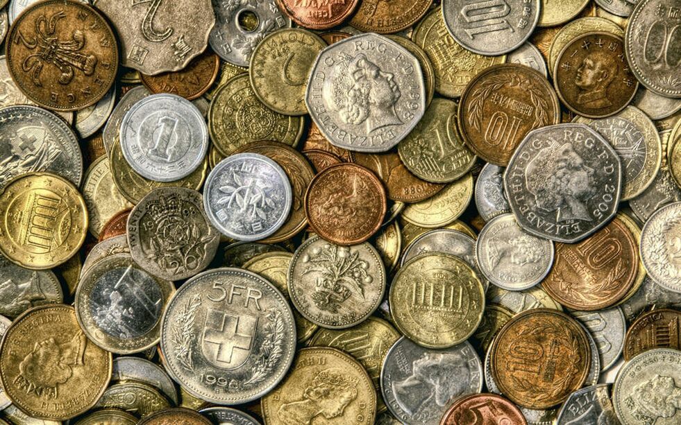 Srečni kovanci so simbol finančnega blagostanja